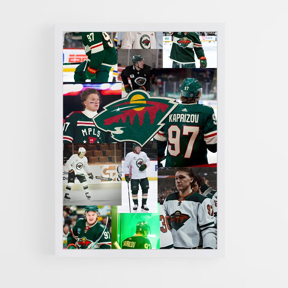 Poster Équipe de Glace – affiche Hockey sur glace (vue 3)